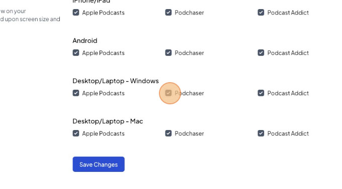 Configuring Podcast Reviews by Device Thumbnail